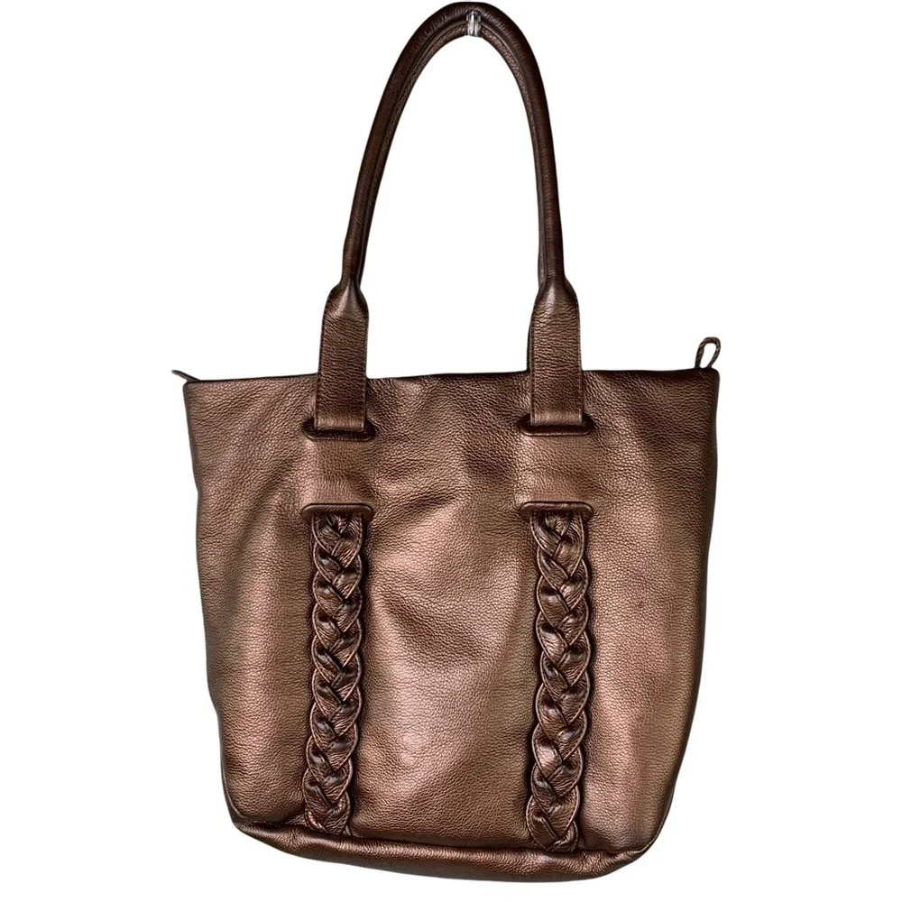 Tosca Blu Italian Leather Tote Style Handbag